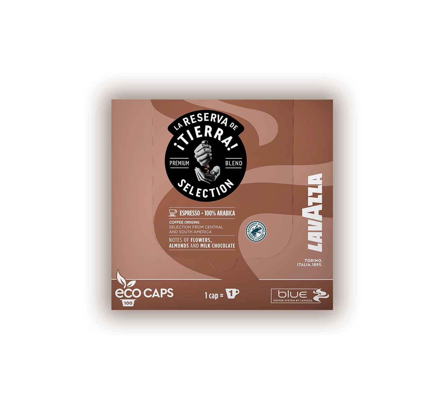 La Reserva de ¡Tierra! Selection 100 % Arábica COMPOSTABLE* Cápsulas Blue
